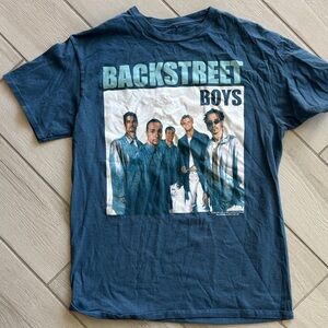 Vintage Backstreet Boys Graphic T-Shirt - Blue